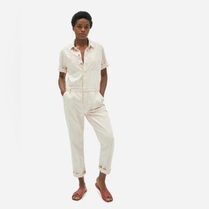 Everlane | The Super Soft Summer Jean Coverall | Ecru | XS